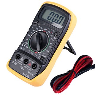 XL830L LCD Digital Multimeter, AC DC Voltmeter Ohmmeter Multi Tester