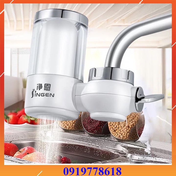 Lõi Lọc, Bộ Đầu Lọc Nước Tại Vòi SINGEN kết nối được tất cả các đầu vòi nước