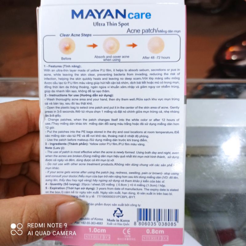 Miếng dán mụn Mayan