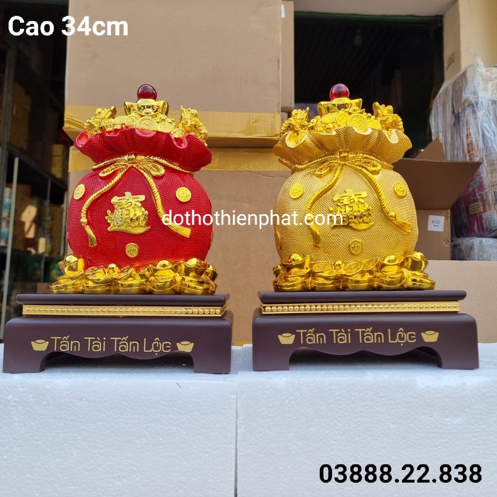 ( rẻ nhất thị trường )Túi vàng tài lộc phong thủy loại 1 rất đẹp
