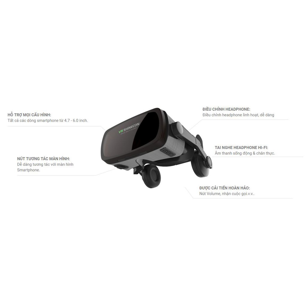 Kính thật tế ảo 3D VR Shinecon new G07e