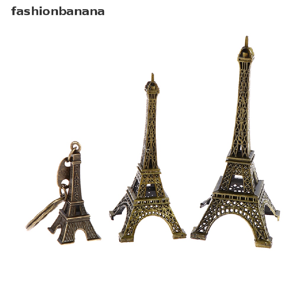 Mô Hình Tháp Eiffel Paris Thời Trang Cổ Điển Bằng Kim Loại Đồng Trang Trí Bàn Làm Việc