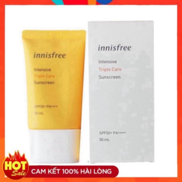 Kem chống nắng lâu trôi làm sáng da innisfree Intensive Triple Care Sunscreen SPF50+ -TST