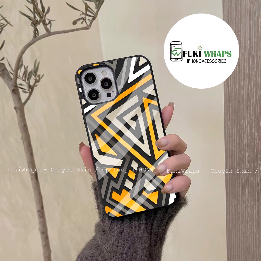 Ốp Lưng Kính Cường Lực / Case Chống Vỡ Dành Cho 13ProMax 12ProMax 11ProMax X XSMAX Fukishop