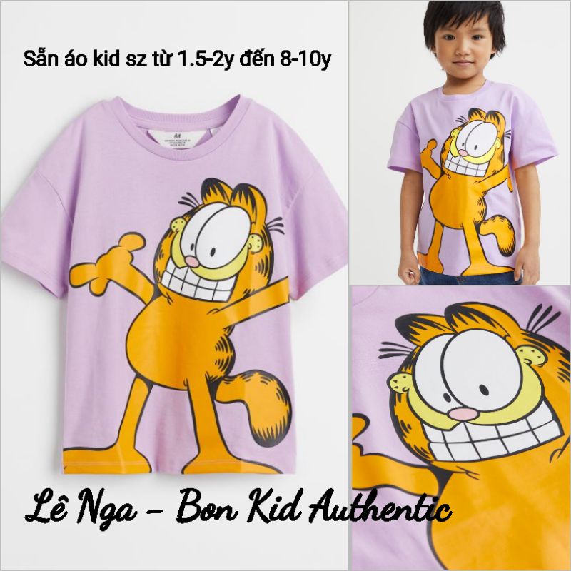 Áo phông mèo Kid HM JAPAN chính hãng sz từ 1.5-2y đến 9-10y