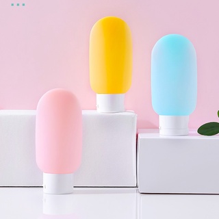 Set 3 lọ chiết silicon chiết dầu gội mỹ phẩm đi du lịch