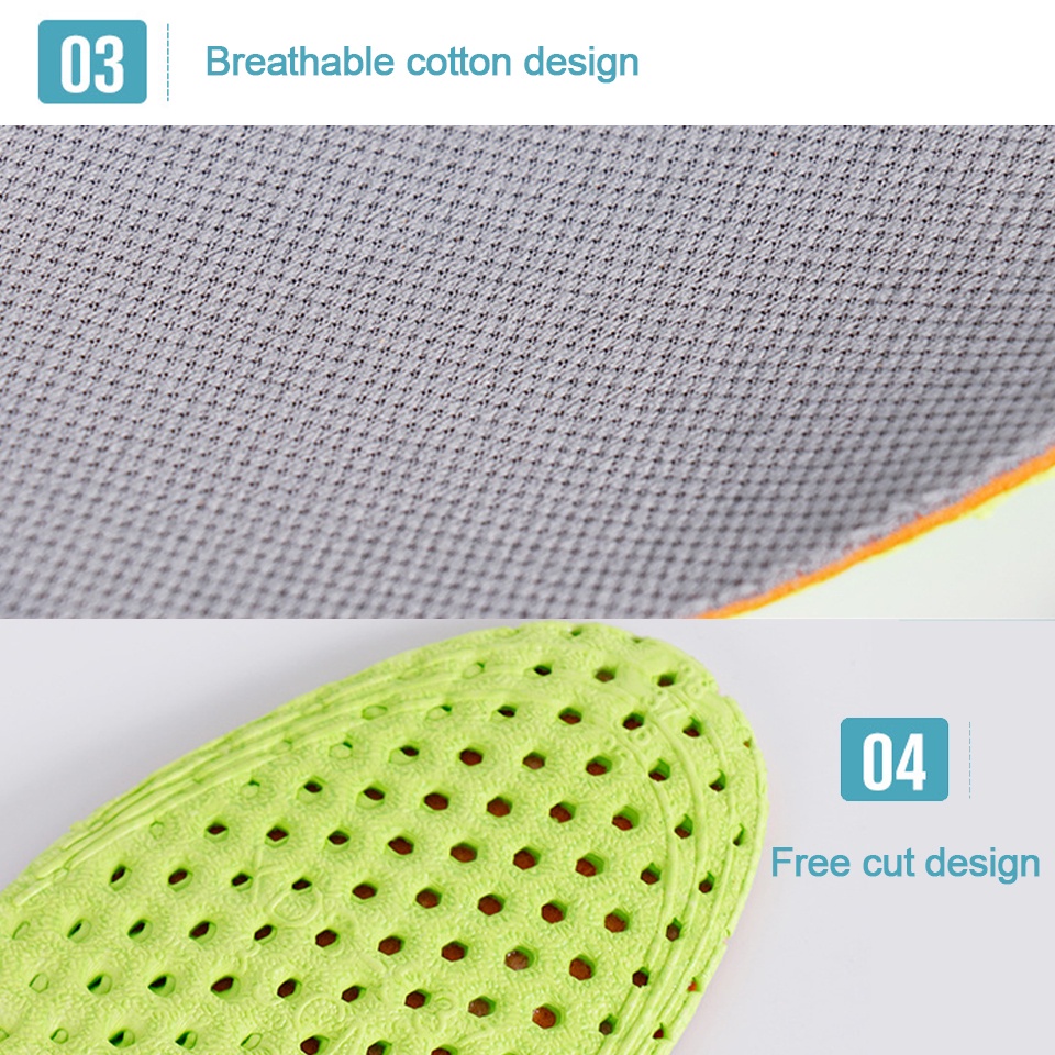 Miếng Lót Giày Thể Thao Thoáng Khí Tăng Chiều Cao 1.5cm 2.5cm3.5cm