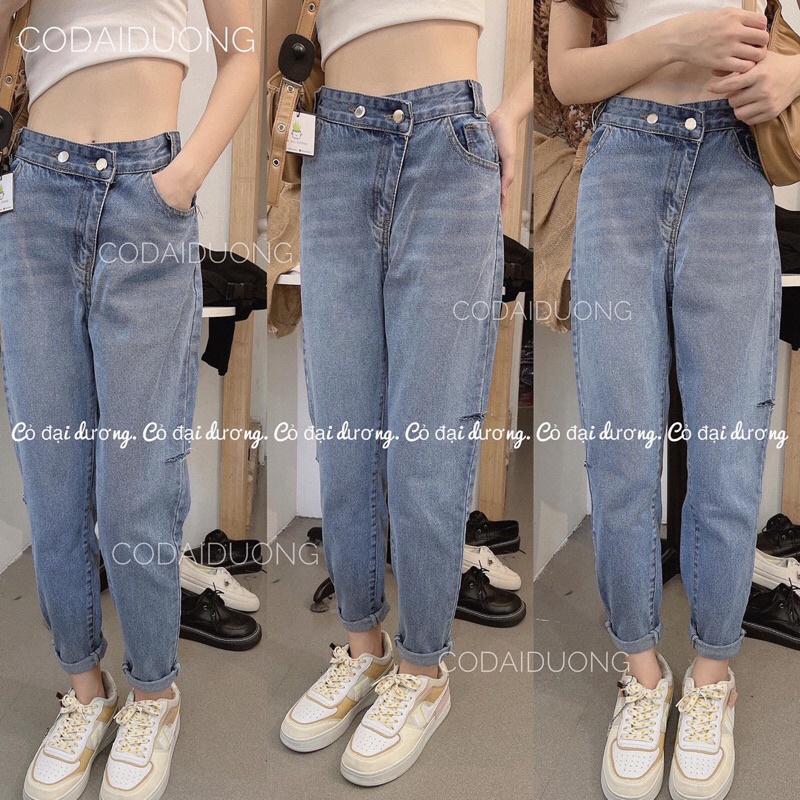 quần baggy cúc lệch mã 1341