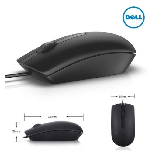 Chuột máy tính Dell MS116 Black USB