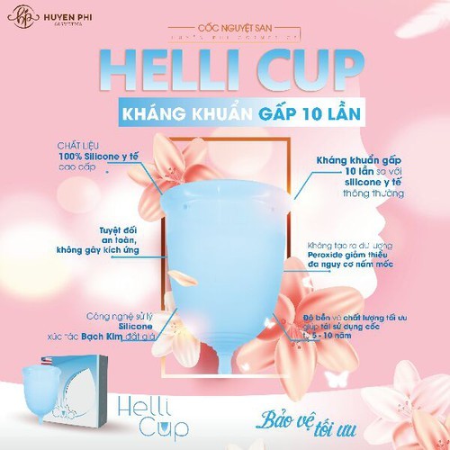 [ MADE IN USA ] CỐC NGUYỆT SAN HELLI CUP
