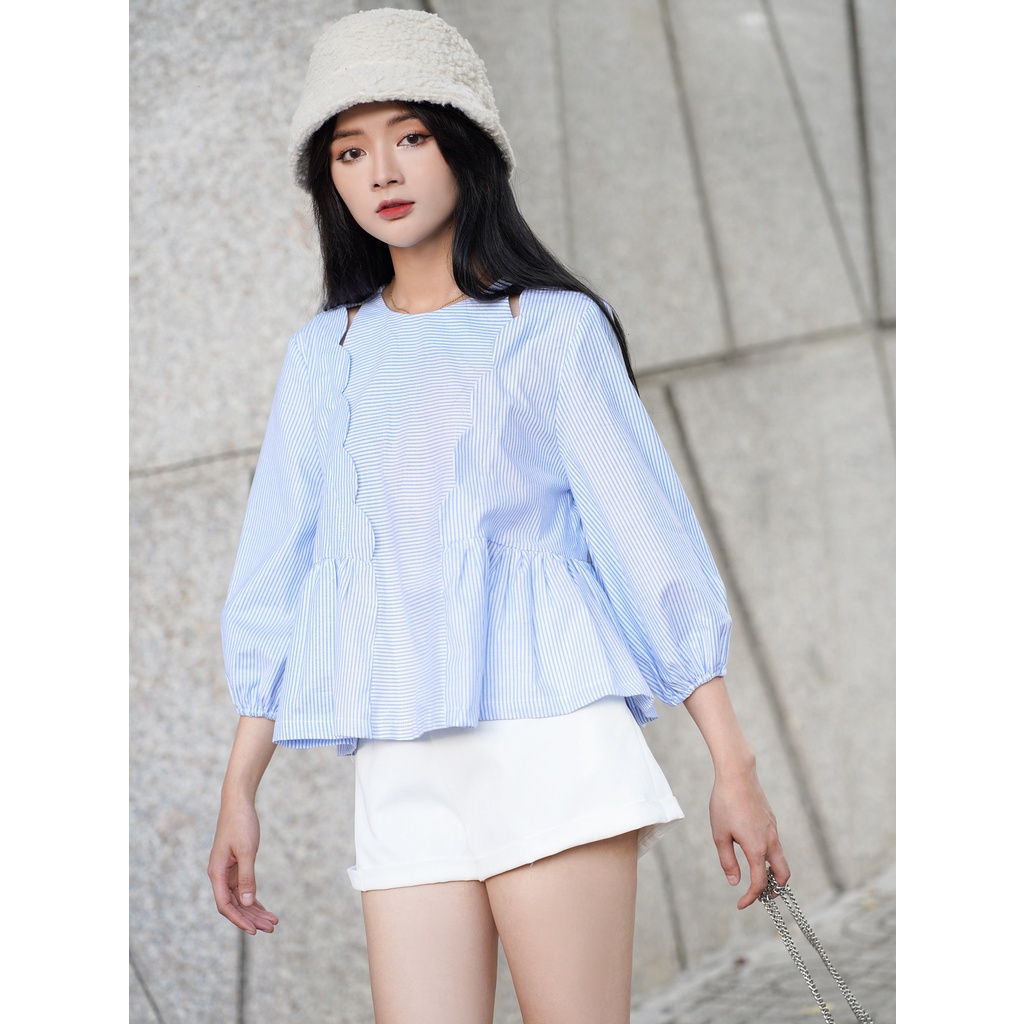 Áo Babydoll Oversized tay phồng dài [ZB9]