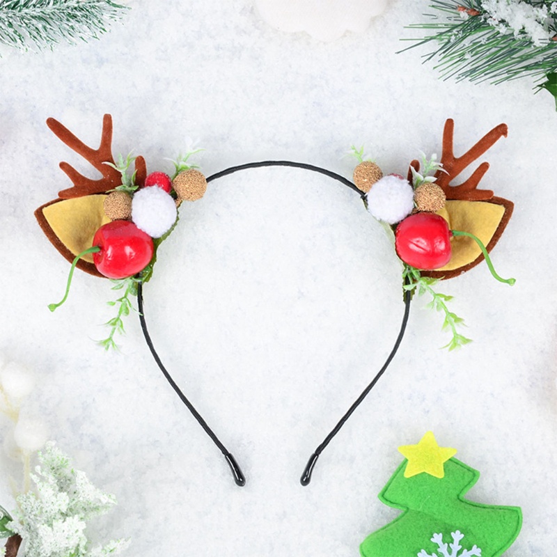 Kẹp Tóc Hình Sừng Hươu Bằng Nhựa Dễ Thương Cho Nữ