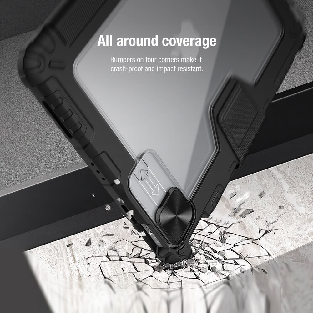 Bao da Nillkin Bumper cho iPad Pro 12.9 11.0 inch 2018 2020 2021 Air 4 3 10.9 10.5 10.2 Gen 7 8 9 9.7 2017 Mini 4 5 6