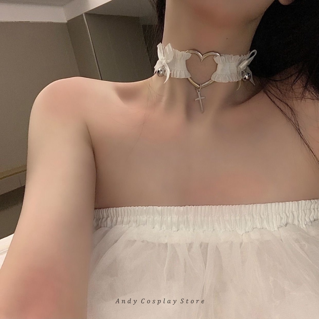 [CÓ SẴN] Dây đeo/ choker đùi nơ thánh giá