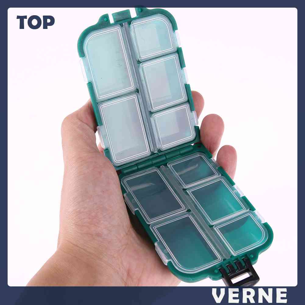Hộp Nhựa Vuông Nhỏ Đựng Lưỡi Câu Cá