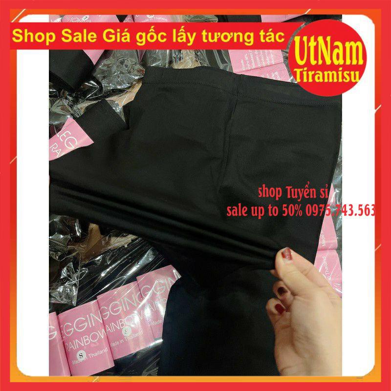Quần leeging lửng nữ nâng mông, co giãn hàng Thái loại 1