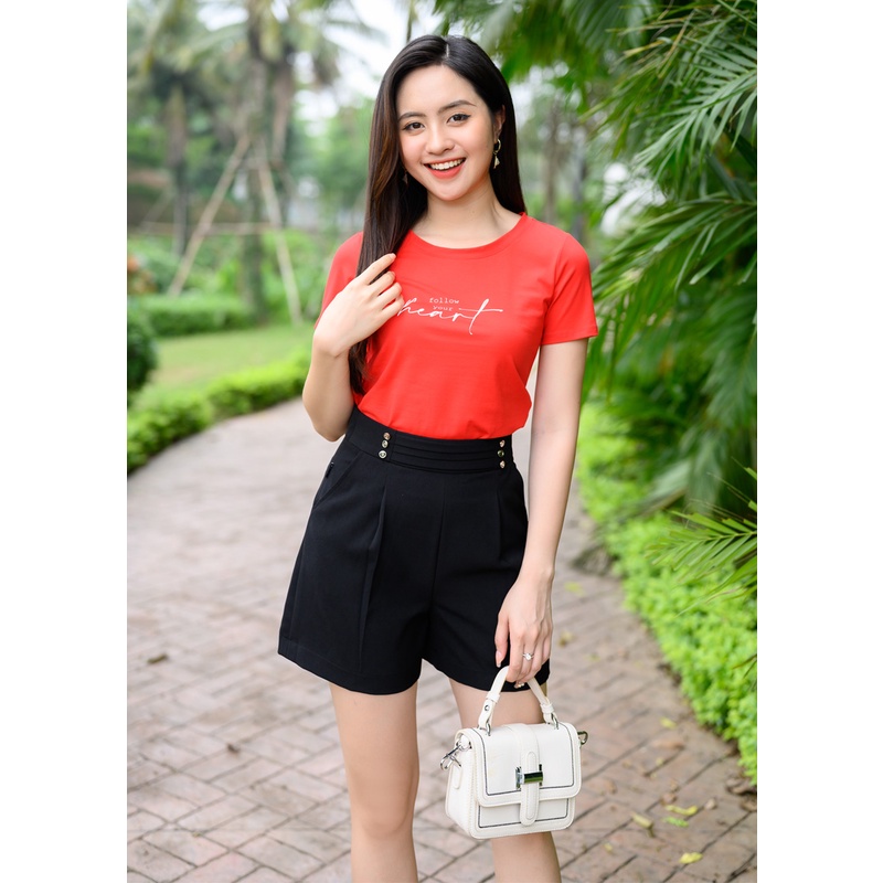Áo phông nữ LOZA in chữ Heart - PT04120