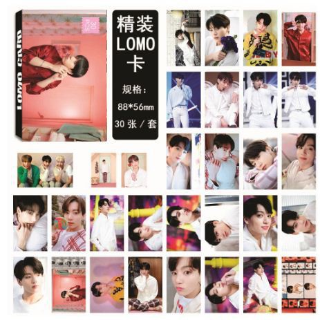 Lomo Card BTS "SUMMER - Từng Thành Viên" - 1 Hộp Gồm 30 Ảnh