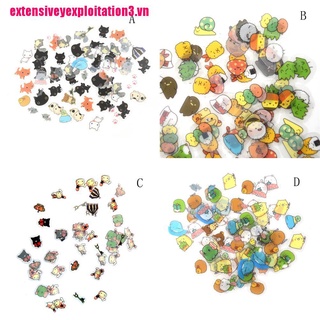 Set 80 miếng dán giấy mini dễ thương dùng trang trí sổ nhật ký diy