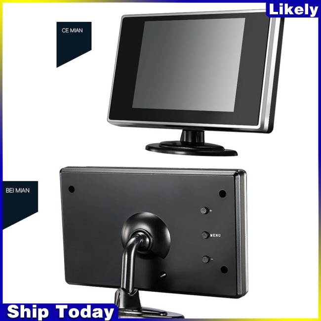 Màn Hình LCD TFT 3.5 Inch Hỗ Trợ Đỗ Xe Hơi