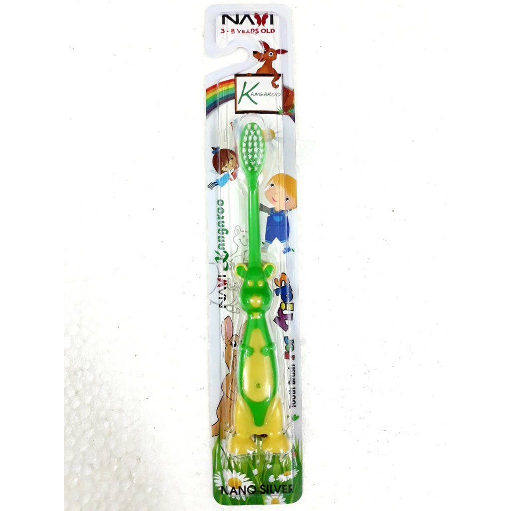 1 Cây Bàn Chải Trẻ Em NAVI Fof Kids BCK02 Kangoroo (Giao màu ngẫu nhiên)