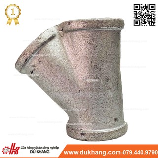 Tê xéo sắt kẽm -Tê ren mạ kẽm