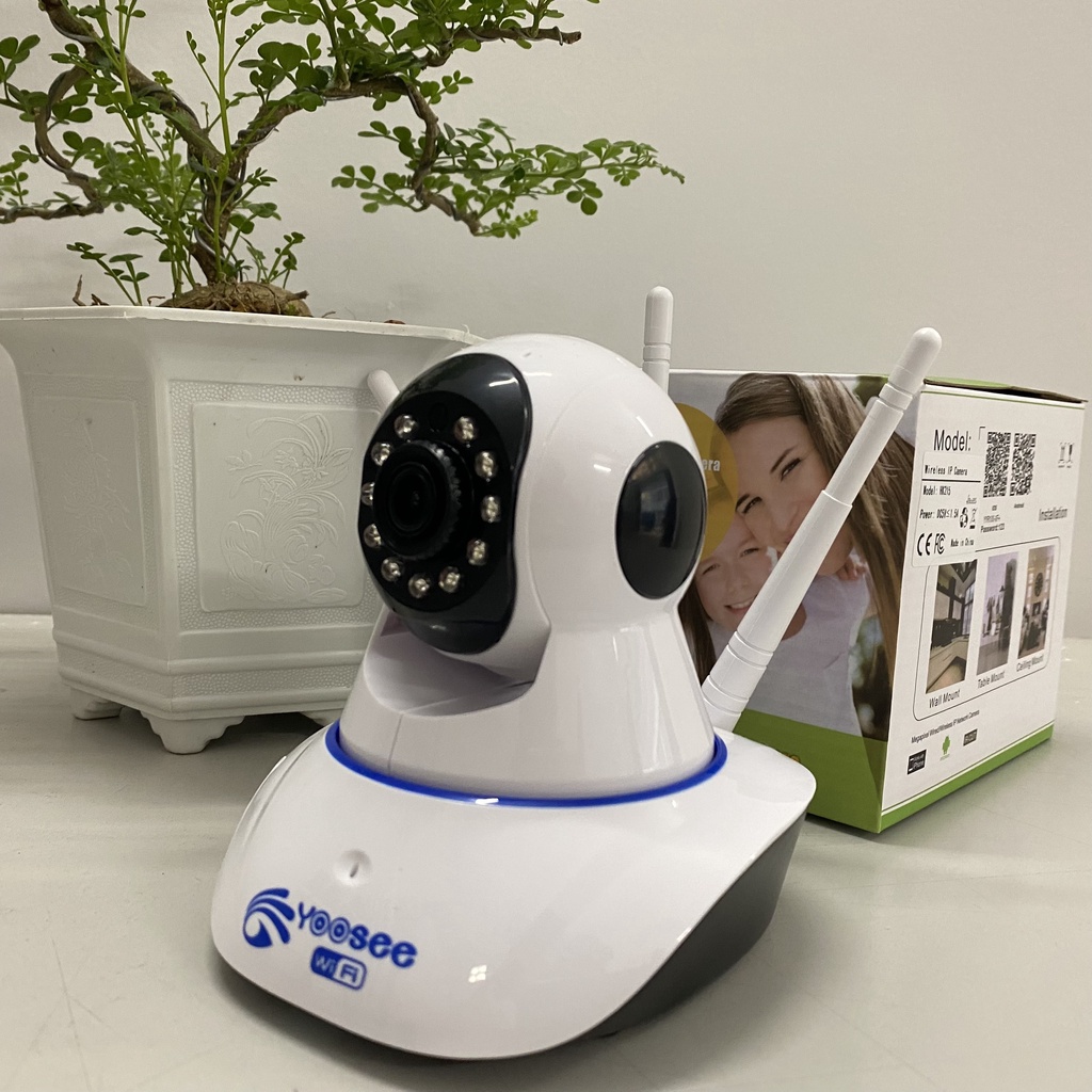Camera Yoosee Xoay 360 Độ - Kèm Thẻ Nhớ, Hình Ảnh Full HD Siêu Nét