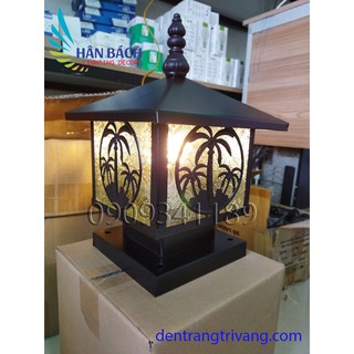 Đèn trụ cổng: Mẫu đèn trang trí ngoài trời D200 HB6115