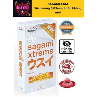 Bao cao su Sagami Xtreme Super Thin siêu mỏng cao cấp 10 bao