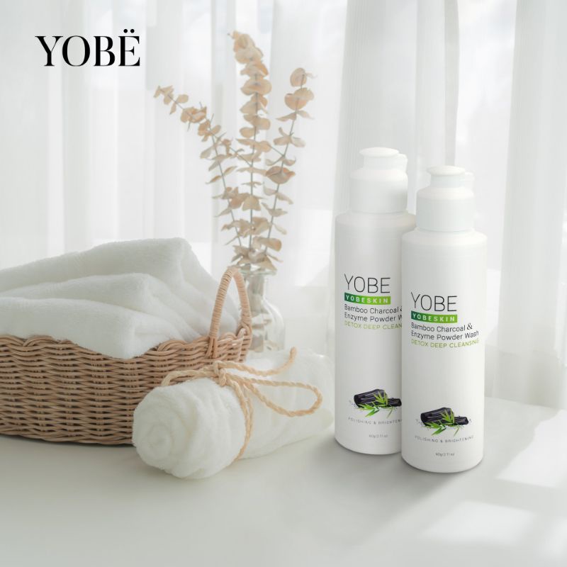 Bột Rửa Mặt Thải Độc Da Enzym- Than Tre Hoạt Tính Yobe skin Hàn Quốc. Đại sứ thương hiệu ca sĩ Mỹ Tâm