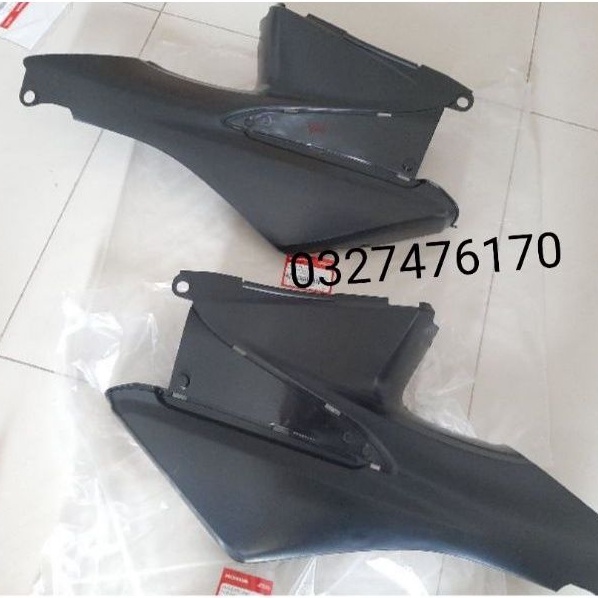 Bộ 6 ốp nhựa nhám đen xe WAVE A, RS, S100 zin honda