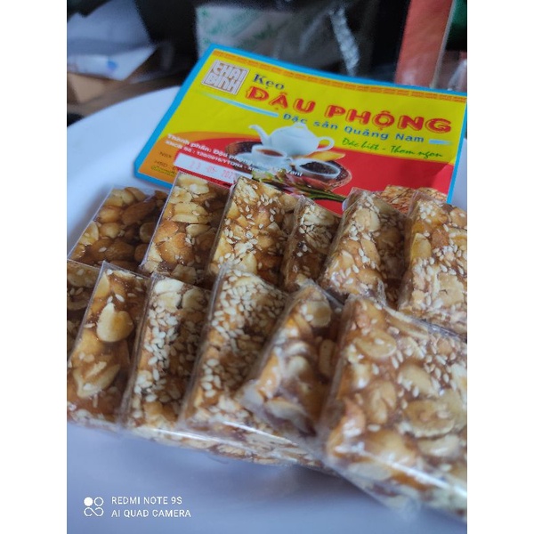 2 gói Kẹo đậu phộng Thái Bình 160g - Đặc sản Quảng Nam