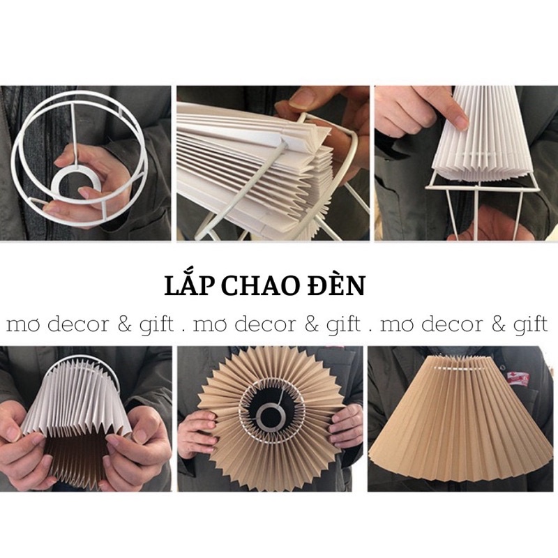 Đèn Ngủ Vintage Phong Cách Hàn Quốc, Công Tắc Điều Chỉnh Tăng Giảm Sáng - MƠDECOR