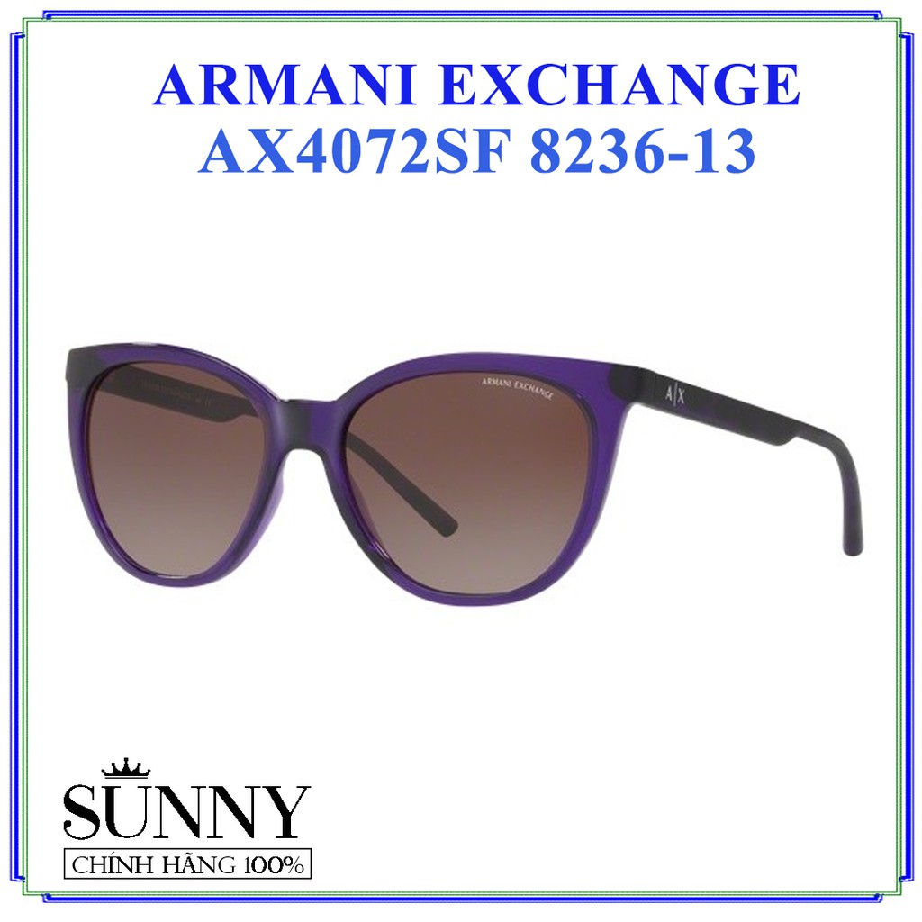 AX4072SF - kính mát Armani Exchange chính hãng Italy, bảo hành toàn quốc