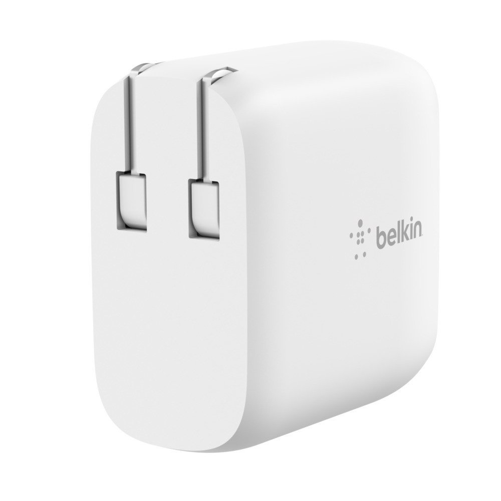 Adapter sạc nhanh BOOSTCHARGE Bekin 40W - 2 cổng USB-C PD 20W - Hàng chính hãng - Bảo hảnh 2 năm - WCB006dq