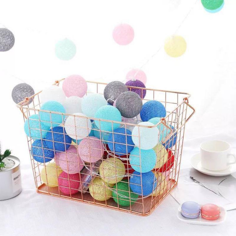 DÂY ĐÈN LED VẢI COTTON DÀI 3M 20 BÓNG