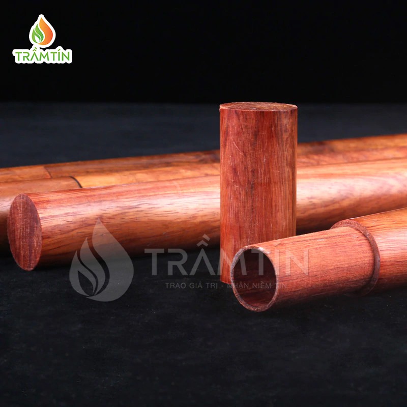 Ống đựng nhang (hương) bằng gỗ; kích thước 24,5cm đựng nhang trầm không tăm, dùng để đựng hương (nhang) dài khoảng  20cm