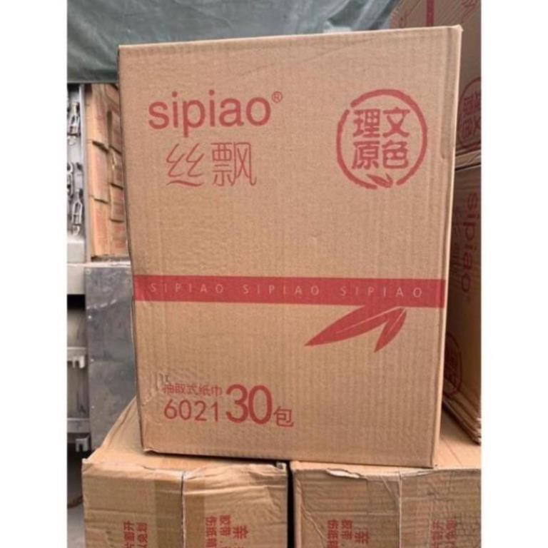 Sỉ 1 thùng giấy sipiao 30 gói  SALE SỐC  siêu dai không chất tẩy trắng an toàn sipao