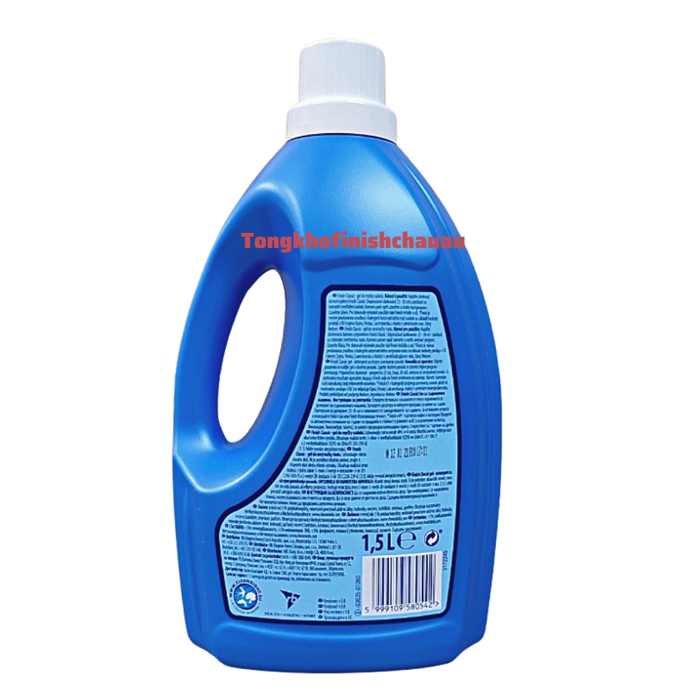 Gel rửa bát Finish Classic 1,5 lit - Chính hãng