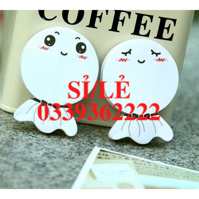 [ HAIANHSHOP ] Giấy note búp bê cầu mưa nắng 6,5*4,8cm  Duashop &gt;