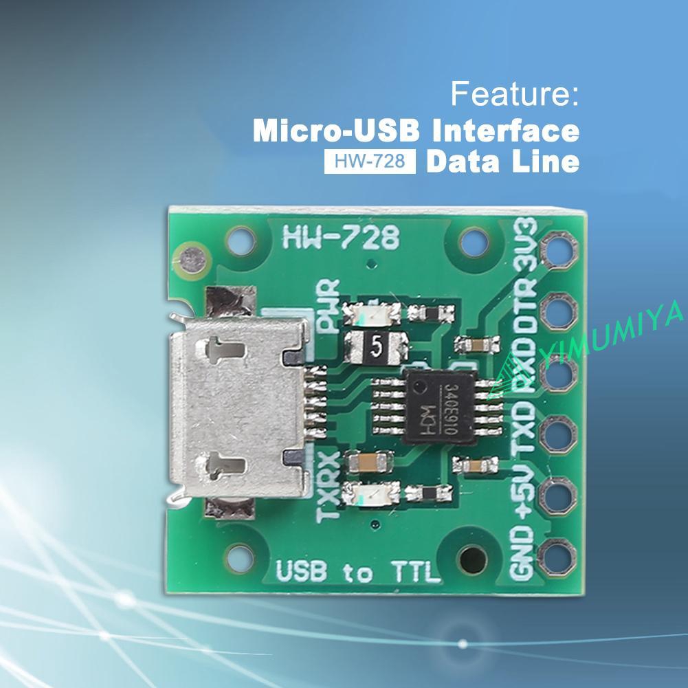 YI CH340E MSOP10 USB to TTL Module Board Can be Used as PRO Mini Downloader