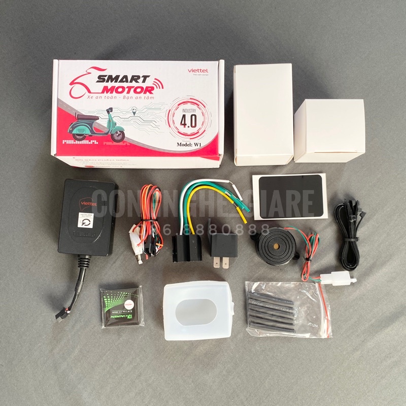 SMART MOTOR W1 VIETTEL - Định vị, chống trộm Xe máy Viettel - mới 100% Sản xuất 2021