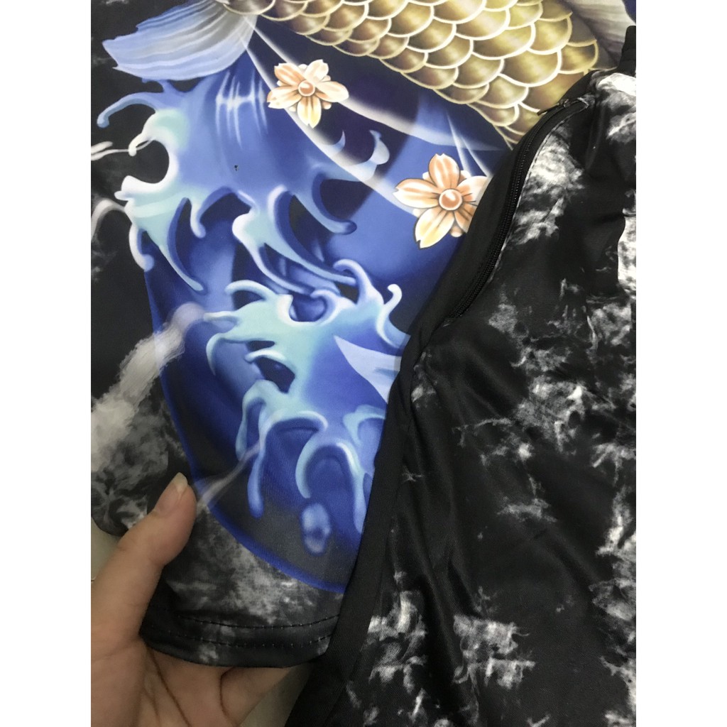 SET BỘ QUẦN ÁO THỂ THAO THUN LẠNH, SET BỘ ÁO NAM TAY LỠ chất liệu thun lạnh mền mịn in Chép Xanh  - BN134 | BigBuy360 - bigbuy360.vn