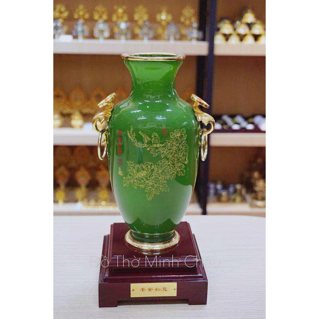 Bình hoa bột ngọc kèm đế (1 CHIẾC)