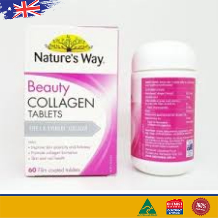 Viên uống bổ sung Collagen Nature's Way Beauty Collagen 60 Viên chuẩn Úc (SP3)