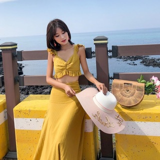 Váy boho vàng(hương giang)