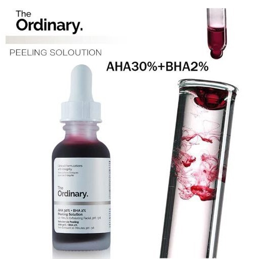 Tinh Chất Tẩy Da Chết The Ordinary AHA 30% + BHA 2% Peeling Solution 30ml