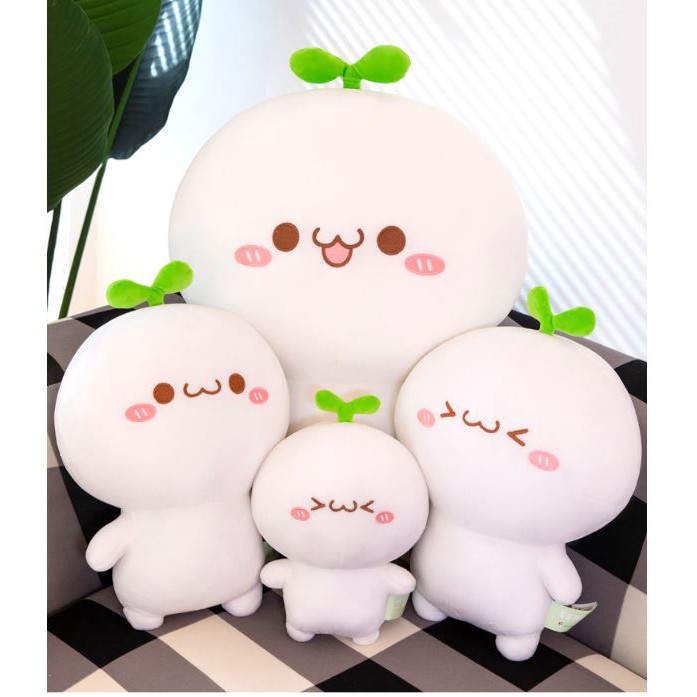 Gấu Mầm Cây Size 40Cm 💖 Có Ảnh Thật 💖 Gấu Bông Hình Mầm Cây