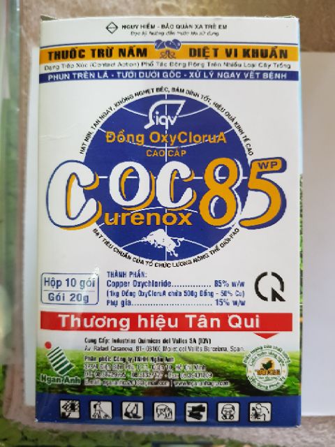 Thuốc trừ bệnh Coc 85 WP (gói 20g)