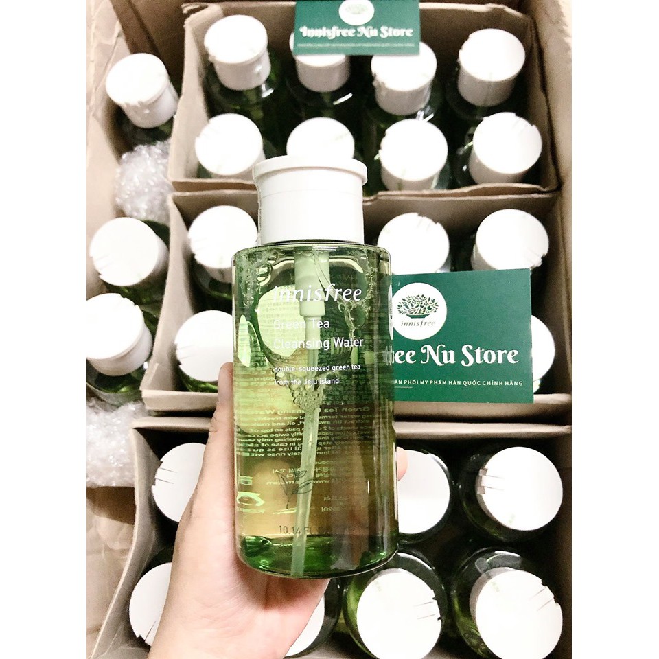 Nước Tẩy Trang Từ Trà Xanh- Innisfree Green Tea Cleansing Water (Mẫu 2019).